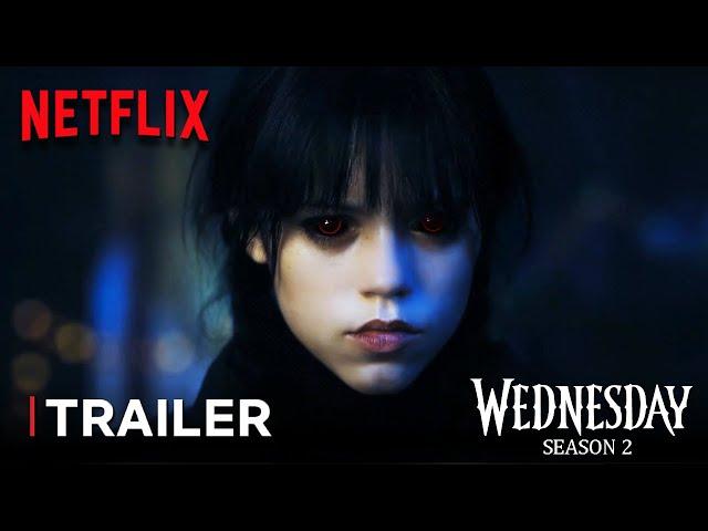 Wednesday Addams: Season 2 | Trailer | Netflix Series | Jenna Ortega | Teaser PRO's Concept Version