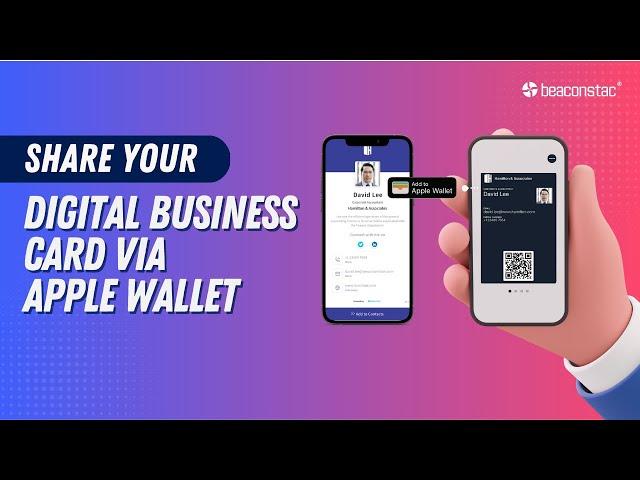 How to Share your Digital Business Card using Apple Wallet 