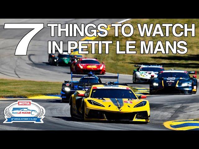 7 THINGS YOU MUST TAKE A LOOK IN IMSA PETIT LE MANS 2023 RACE (IT WILL BE VERY INSANE)