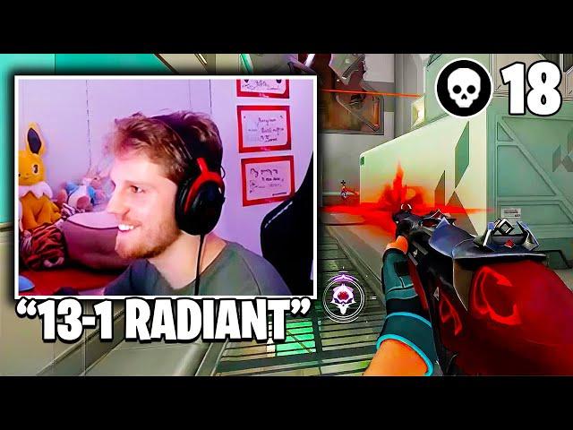 DEMON1 SHOWED A CRAZY MATCH 13-1 IN RADIANT RANKED FT. JAWGEMO | VALORANT