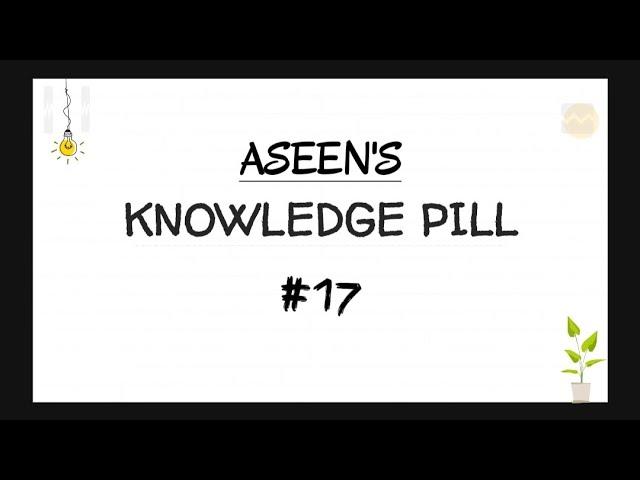 KNOWLEDGE PILL #17