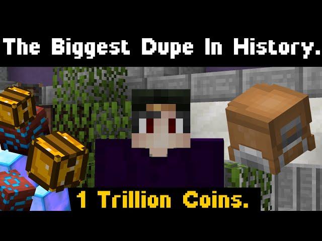 How one Dupe broke the entire Skyblock Economy! | Hypixel Skyblock