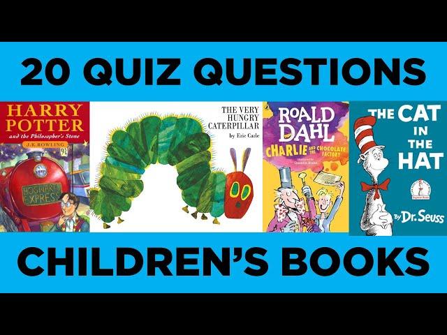 Children's Books Quiz | Children's Books Trivia