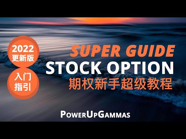 详细，专业，全面的股票期权新手入门超级教程 (2022年更新版) - Stock Option Ultimate Guide for Beginners