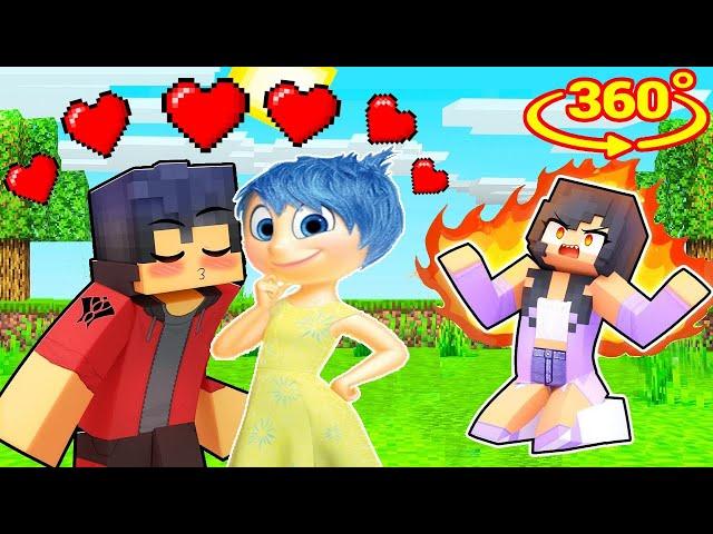 Aphmau's BOYFRIEND In Love With JOY (INSIDE OUT 2) in Minecraft 360°