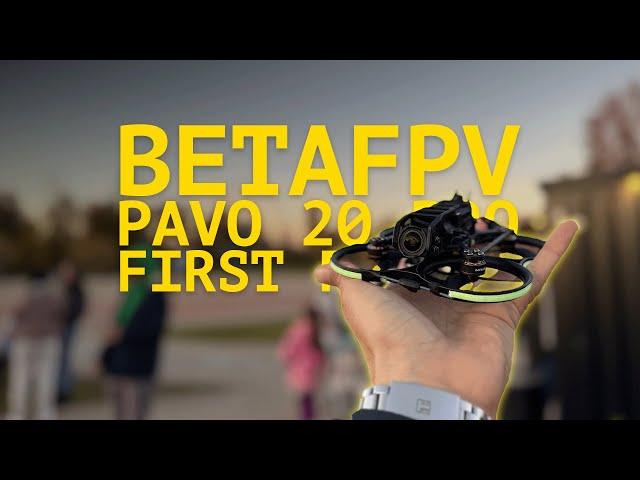 BetaFPV Pavo 20 Pro is a BEAST! | First flight