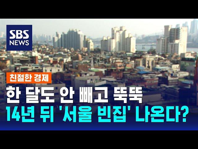 한 달도 안 빼고 뚝뚝…14년 뒤부터 '서울 빈집' 나온다? / SBS / 친절한 경제