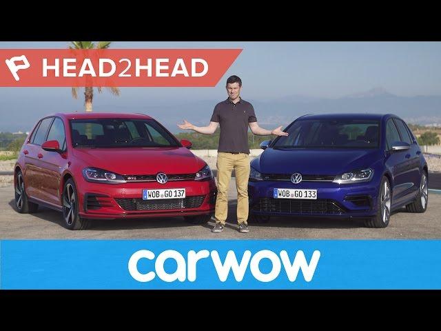 Volkswagen Golf R vs Golf GTI Performance 2018 review | Head2Head