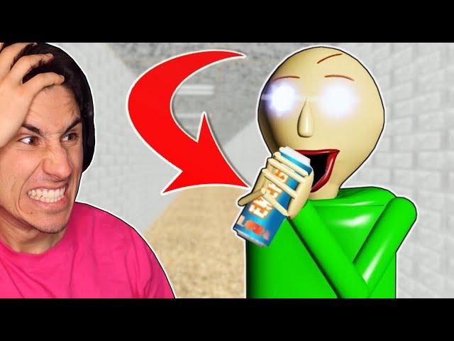 Baldi Had WAY TOO MANY Energy Drinks! | Baldi's basics