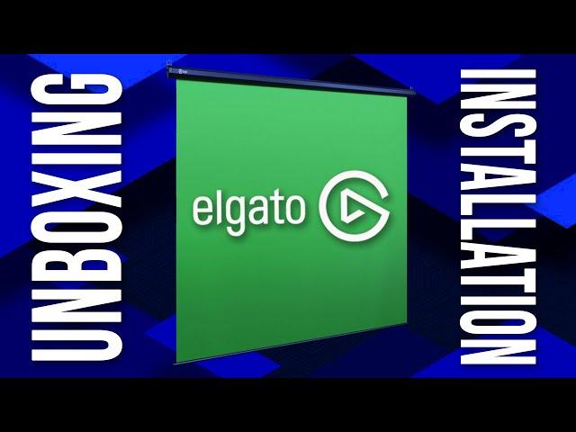 Elgato Green Screen MT - Unboxing & Installation