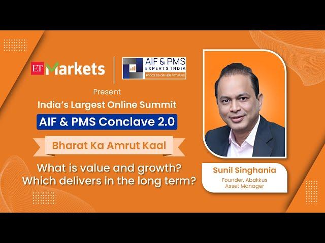 What is value and growth? Which delivers in the long term? | AIF & PMS Conclave 2.0 #aifpms