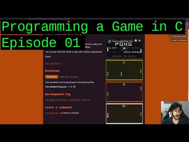 Making a game in C from scratch! Ep 01: [Platform Layer and Software Rendering Programming]