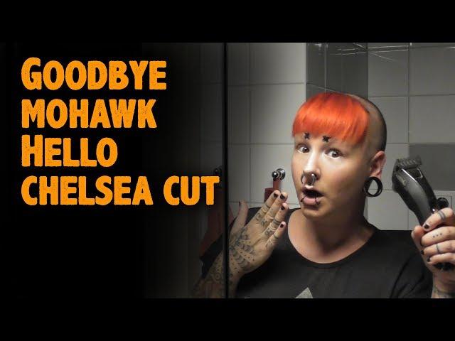 Goodbye mohawk hello chelsea cut