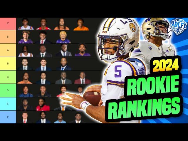 UPDATED POST-DRAFT 2024 Dynasty Rookie Tiers & Rankings!