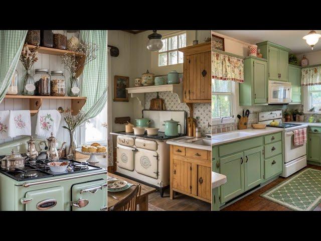 Vintage Kitchen Aesthetic: Shabby Chic Cottage Kitchen Decor Ideas for a Cozy Farmhouse Look