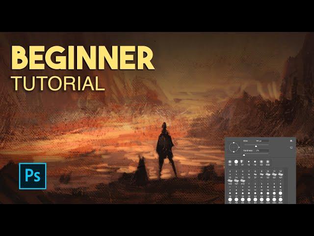 Learn to Paint in 5 minutes | Digital Painting Photoshop Tutorial Beginner