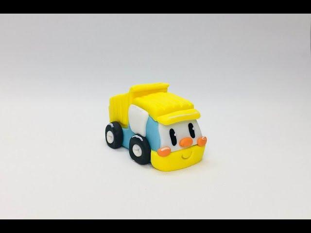 Робокар Дампу / how to make robocar dumpu cake topper / como fazer robocar dumpu bolo topper