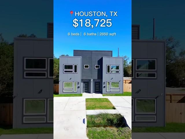 Buy This Houston, Texas DUPLEX with $18,725 DownPayment | $510,000 #houstonproperties