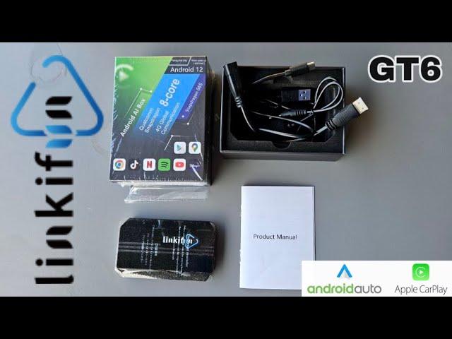 Linkifun GT6 Android 12 Smart AI Box Wireless Carplay / Android Auto HDMI ( Recensione )