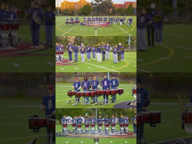 FSU Marching Chiefs Big 8 Drumline 2024 Lot Sequence
