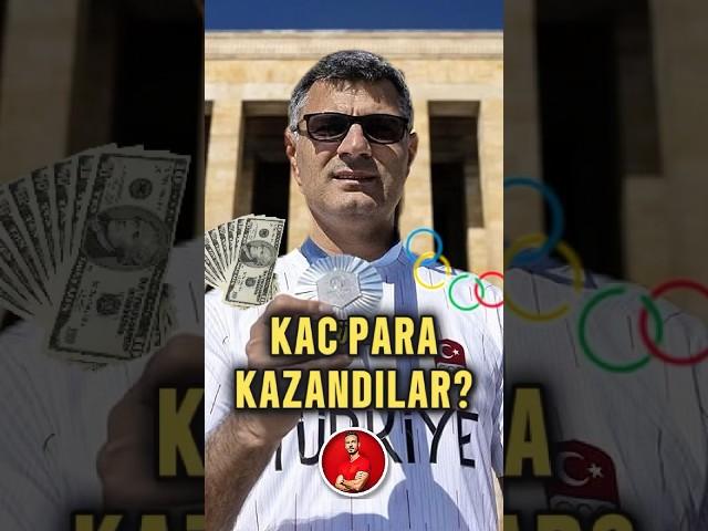 OLİMPİYATLARDA MADALYA KAZANAN SPORCULARA NE KADAR ÖDÜL VERİLİYOR? #paris2024 #olimpiyat #shorts