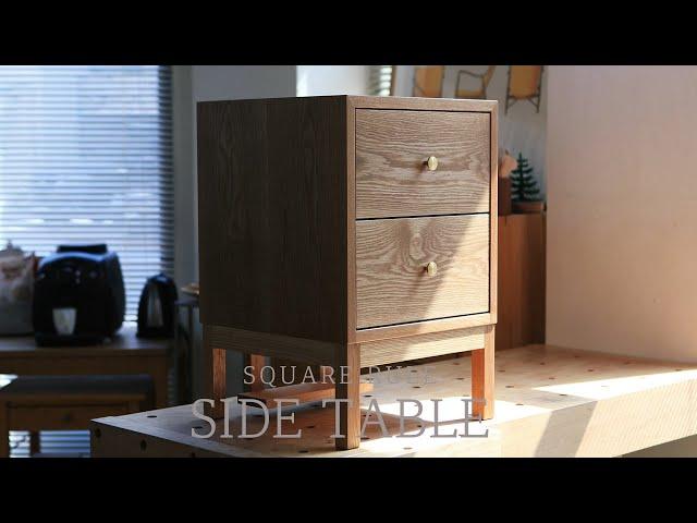 SQUARERULE FURNITURE - Making Side Table With Drawers