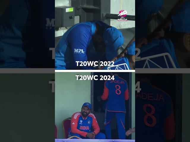 So much semi-final emotion for Rohit Sharma  #cricket #cricketshorts #ytshorts #t20worldcup