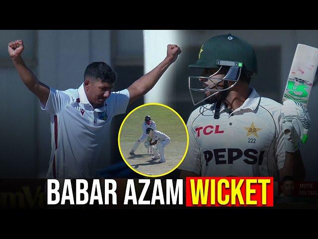 Babar Azam Wicket! | Pakistan vs West Indies | 2nd Test Day 1 | PCB | M2I1A