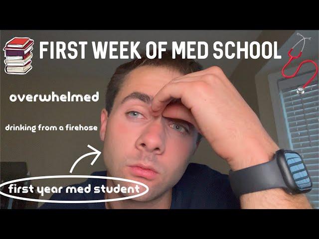 My impossible first week of Med School | MED SCHOOL VLOG #3