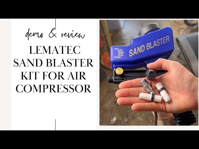 Unboxing, Set Up and DEMO of LEMATEC Sand Blasting Kit on Old Rattan Furniture Flip/Restoration