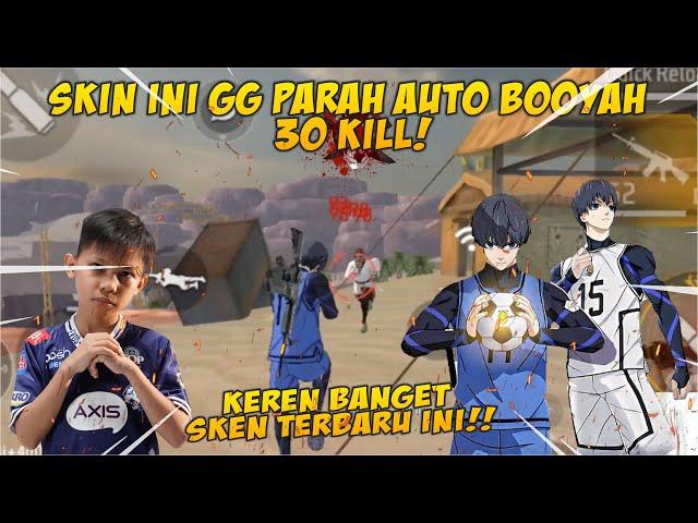 SKIN ISAGI INI KEREN PARAH!! GILA AUTO BANTAI" 1 MAP KALAHARI INI MAH!! KITA KASIH TENDANGAN SUPER!!