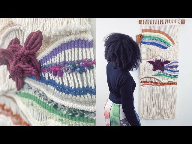 Make a Textile Art Tapestry with Me