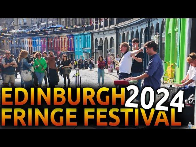 Walking Through The Edinburgh Fringe Festival 2024