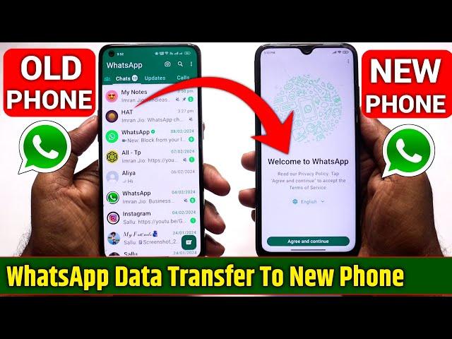 How to transfer WhatsApp Messeges From old to New Phone | Backup WhatsApp Data to new mobile