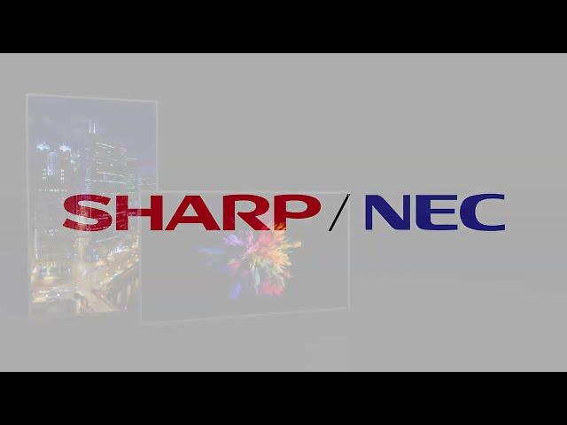 Sharp NEC Display Solutions | ME Series Large Format Displays | Van Domburg Partners