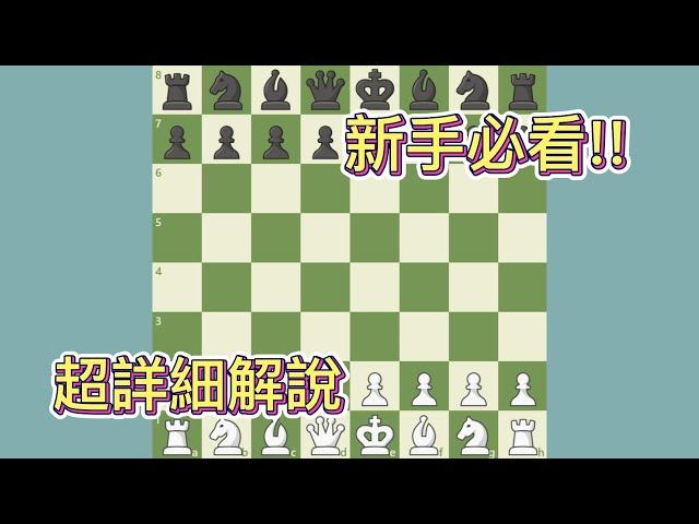 新手必看！淺談西洋棋：完整規則解說，從入門到精通！