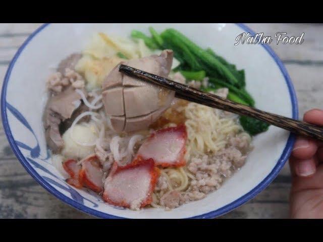 Hủ tiếu mì người Hoa, bật mí cách nấu ngon như ngoài tiệm ||Vietnamese noodle||  Natha Food