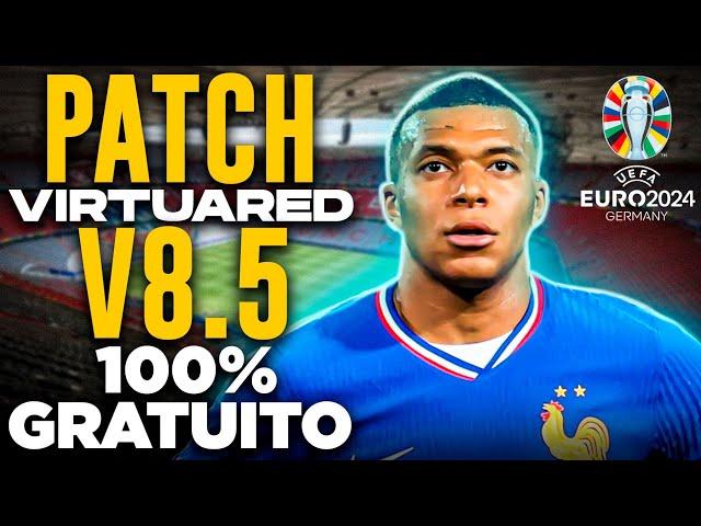 PATCH VIRTUARED V8.5 PES 2021 ATUALIZADO TEMPORADA 2025 COM PLACARES REAIS/FACES 4k/KITS/ESTÁDIOS