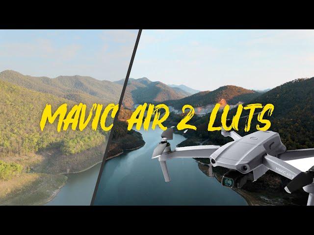 DJI Mavic Air 2 LUTs // Make Your Footage look Cinematic Easily