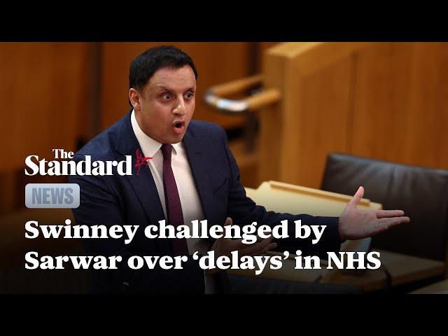 Swinney challenged by Sarwar over ‘doom loop of delays’ in NHS