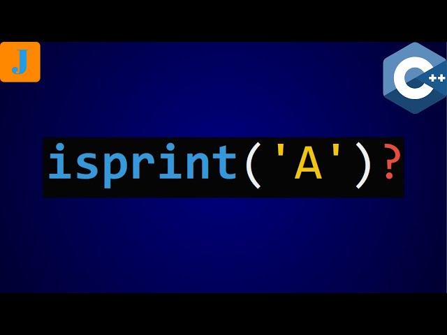 C++ isprint