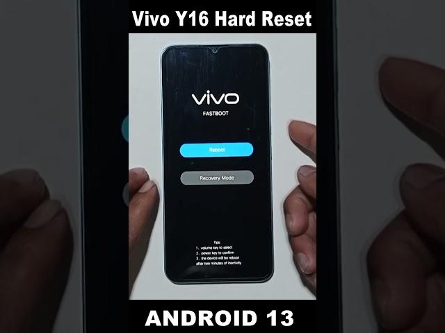 How To Vivo Y16 Hard Reset & Factory Reset | How To Hard Reset Of Vivo Phone 2023