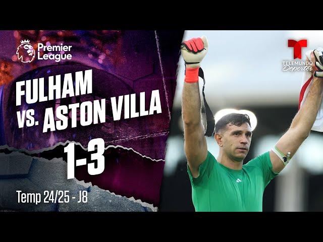 Highlights & Goals: Fulham vs. Aston Villa 1-3 | Premier League | Telemundo Deportes