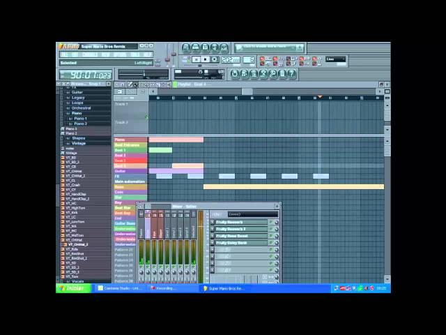 Super Mario Bros Hip Hop Remix in FL Studio