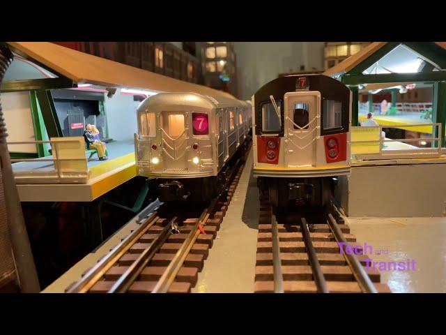 O Gauge New York City Subway: Single Track Operation with MTH R62A and R188 Sets