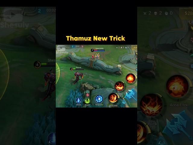 Thamuz New Trick @Shesuiy #shorts #mlbb #mobilelegends #thamuz
