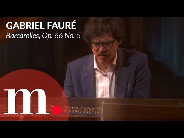 Lucas Debargue performs Gabriel Fauré's Barcarolles, Op. 66  No. 5 at the Fondation Singer-Polignac