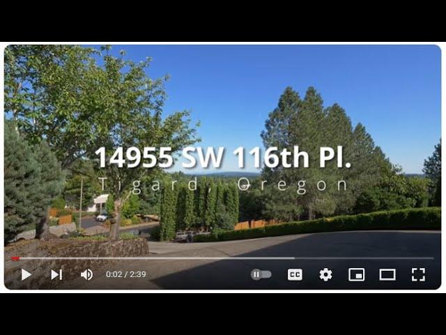 Inside a Single Level View Home in Tigard with Awesome Views!!