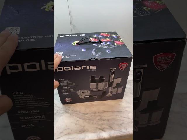 Лучший блендер  Погружной блендер Polaris PHB 1589AL Cube Black/Silver