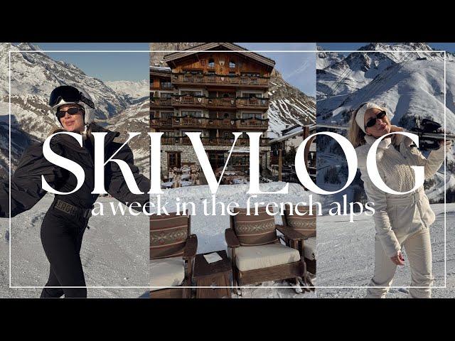 SKI VLOG | A WEEK SKIING IN THE FRENCH ALPS | SKI OUTFITS